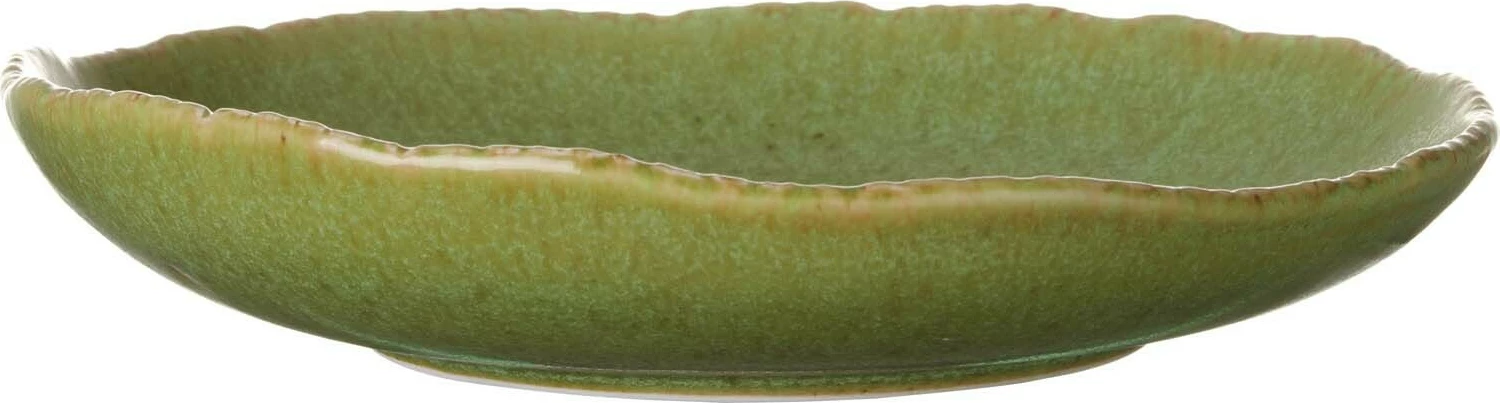 Pjatë e thellë Fine Dine Edenic Ø250 mm, e gjelbër, set 2 copë