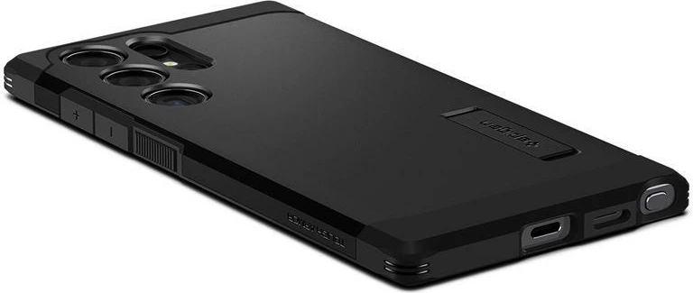 Mbështjellës Spigen Tough Armor për Samsung Galaxy S24 Ultra, i zi