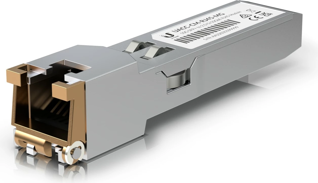 Transceiver Ubiquiti UACC-CM-RJ45-MG, 10000 Mbit/s, SFP+, 100 m, bakër