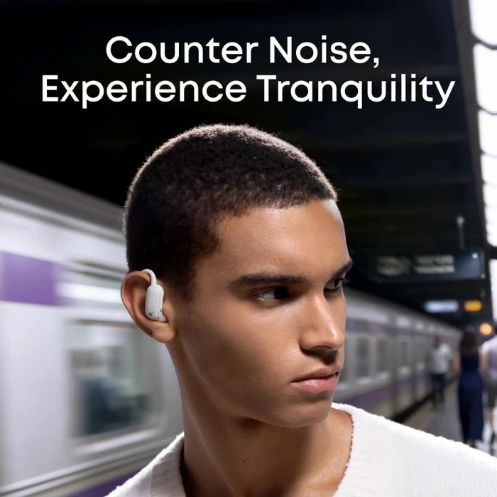 Kufje Anker Soundcore AeroFit 2 Pro wireless open-ear me ANC, Hi-Res LDAC, të bardha