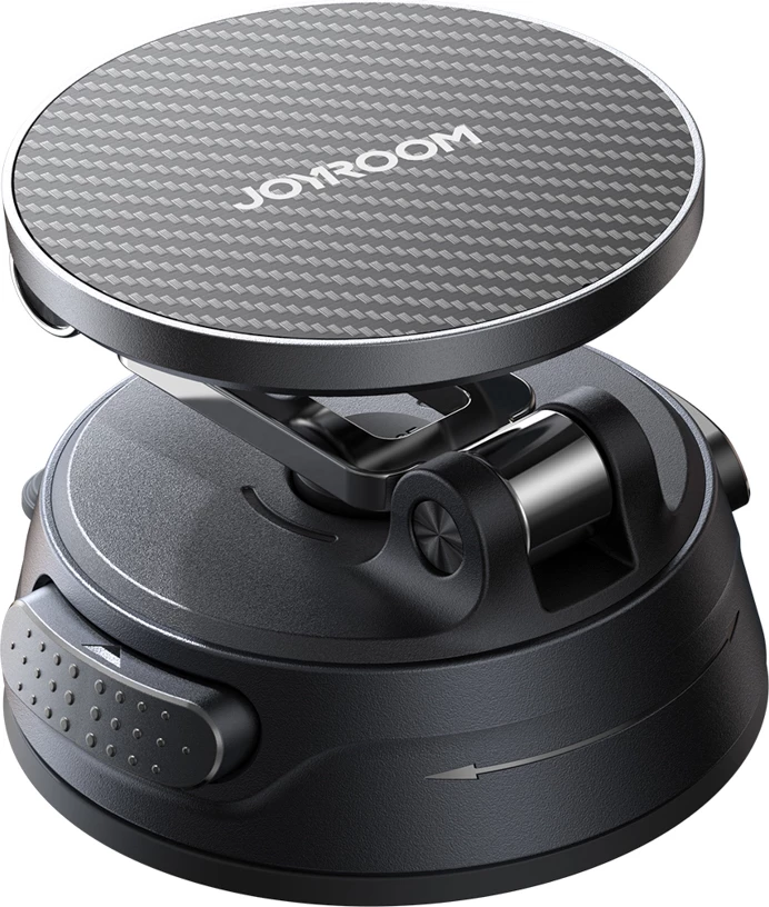 Mbajtëse magnetike për celular Joyroom JR-ZS510 me kupë thithëse për xham/pult, e zezë