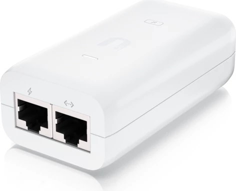 Adapter PoE Ubiquiti U-POE-af 48V 802.3af i bardhë