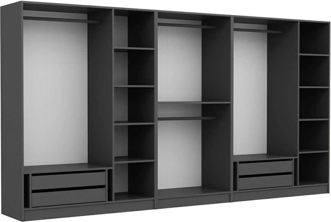 Dollap Skye Decor, ngjyrë antracit, Kale - 5048