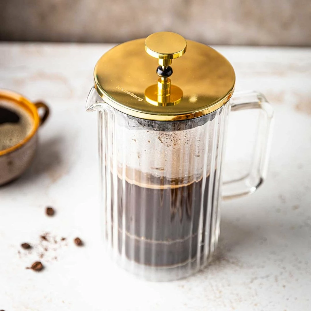 French press Klausberg KB-7759 600ml transparente/e artë