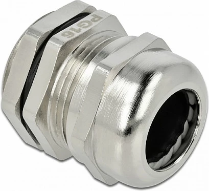 Glandë kablli DeLOCK PG16, bronz (brass), IP68, për kabllo 14 mm, metalike