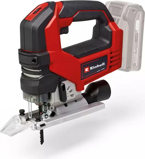Sharrë dekupazhi me akumulator Einhell TP-JS 18/135 Li BL Solo, 18V, 135mm, pa bateri/karikues, kuqe/zi