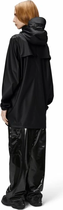 Jakne e gjatë Rains, e zezë