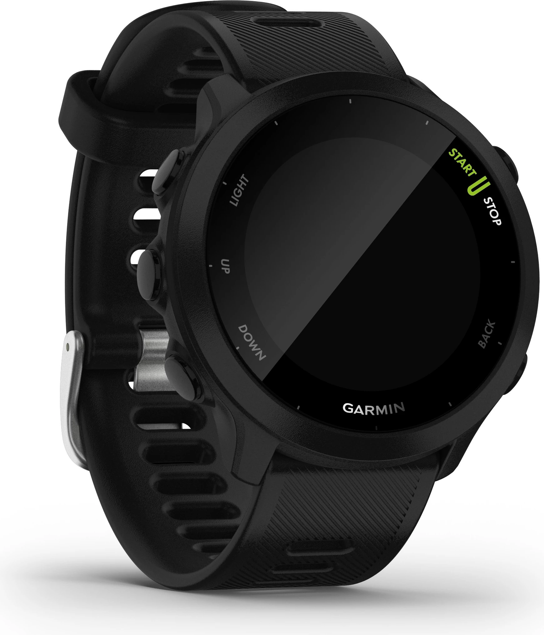 Smartwatch Garmin Forerunner 55, GPS, 2.64 cm, e zezë