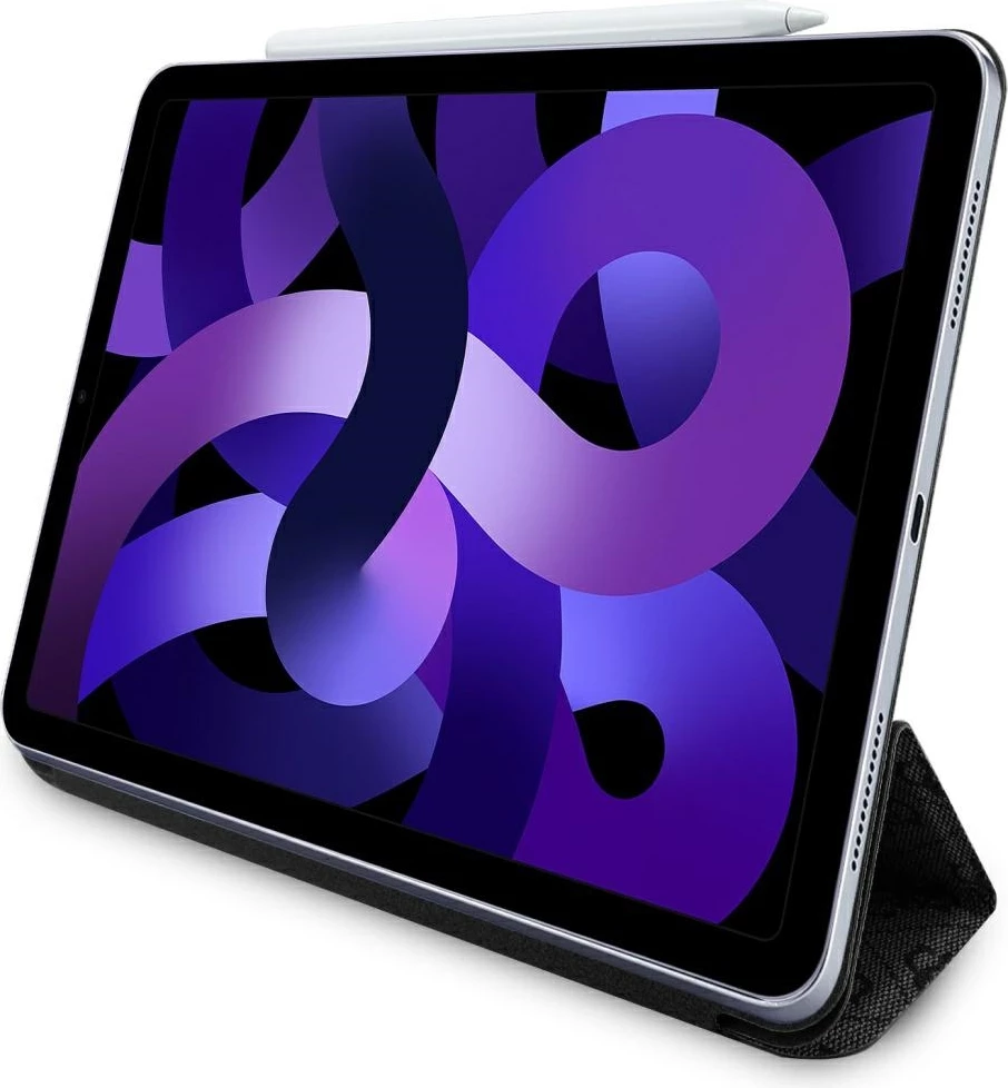 Mbështjellës Guess GUFC13RM24PS4SGK për iPad Air 13" 2024, Magnetik, 4G Big Logo, i zi