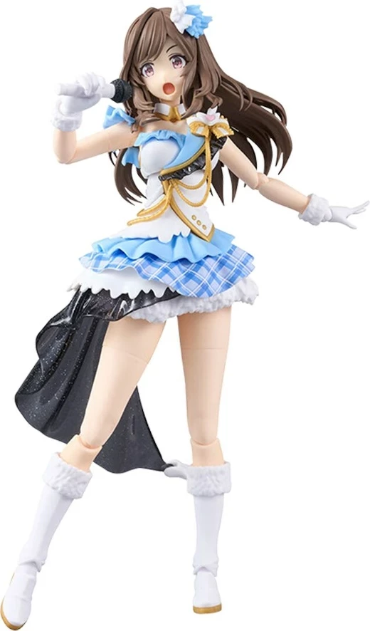 Figurë koleksionuese Bandai 30MS Kogane Tsukioka, model kit, blu