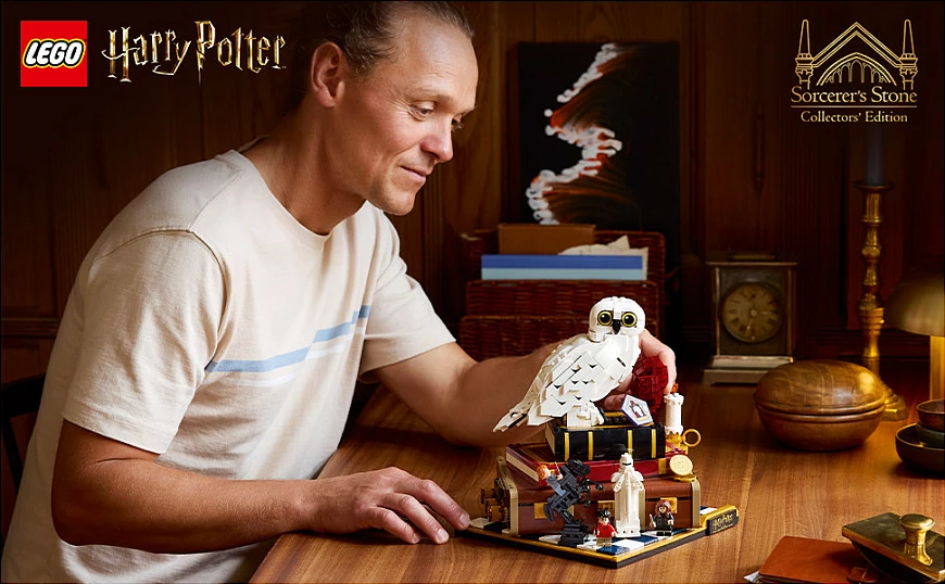 Set ndërtimi LEGO Harry Potter 76466 Philosopher's Stone Collectors' Edition, 1571 pjesë, 18+, multikolor