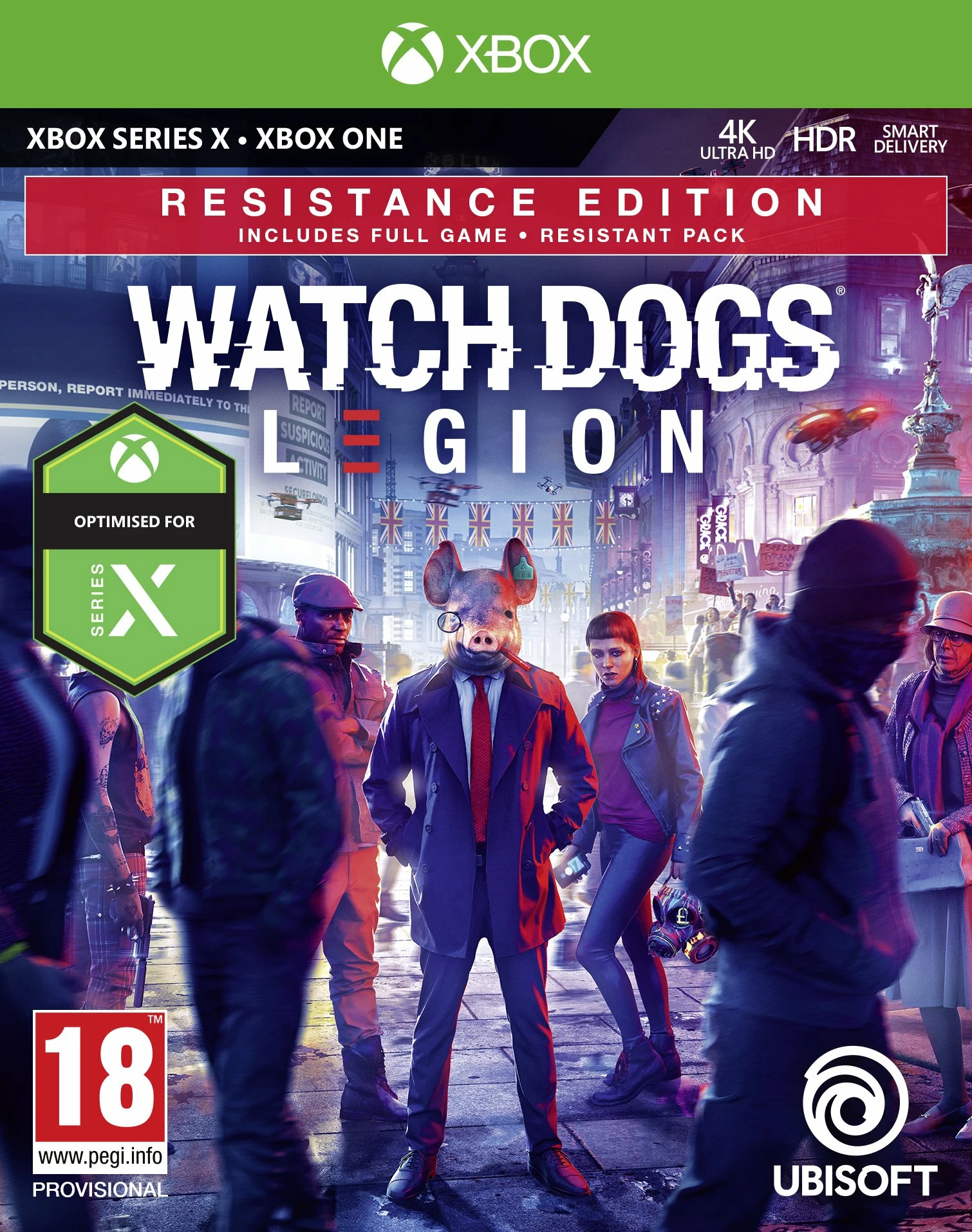 Lojë për Xbox Ubisoft Watch Dogs: Legion Resistance Edition (Xbox One/Xbox Series X), PEGI 18