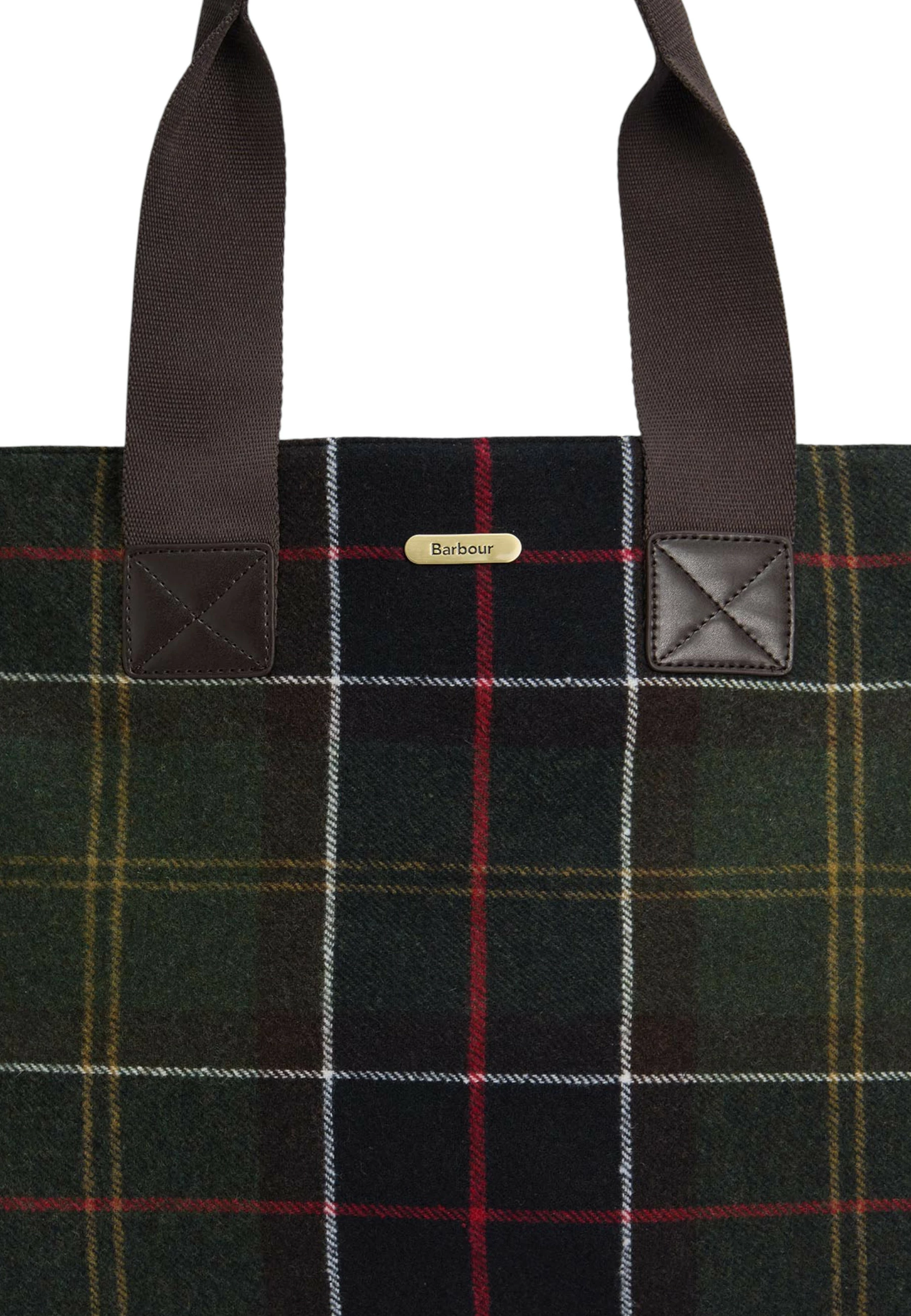 Çantë tote për femra Barbour Turnberry Tartan LBA0424, kafe
