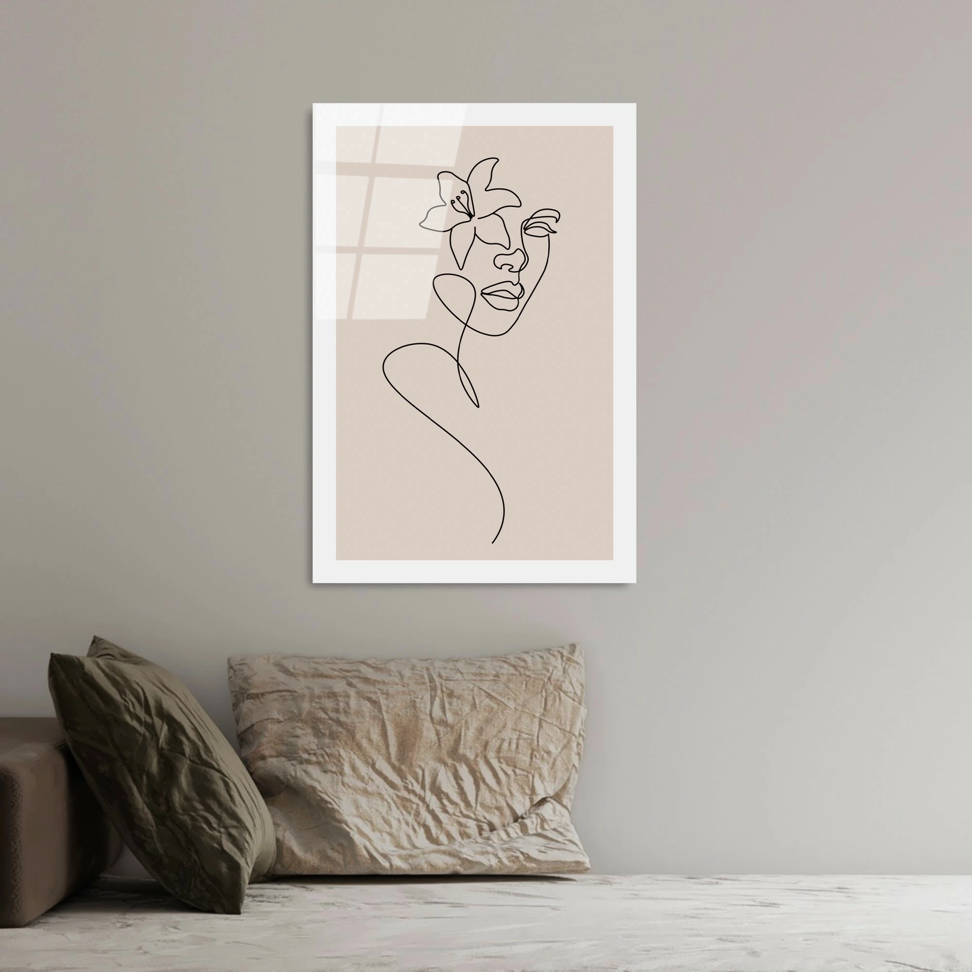 Pikturë dekorative prej xhami të temperuar, Wallity, UV-1036, 30x45cm