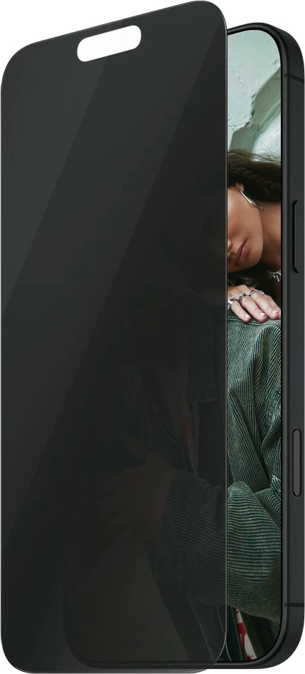 Mbrojtës ekrani privacy PanzerGlass për iPhone 16 Pro, transparent