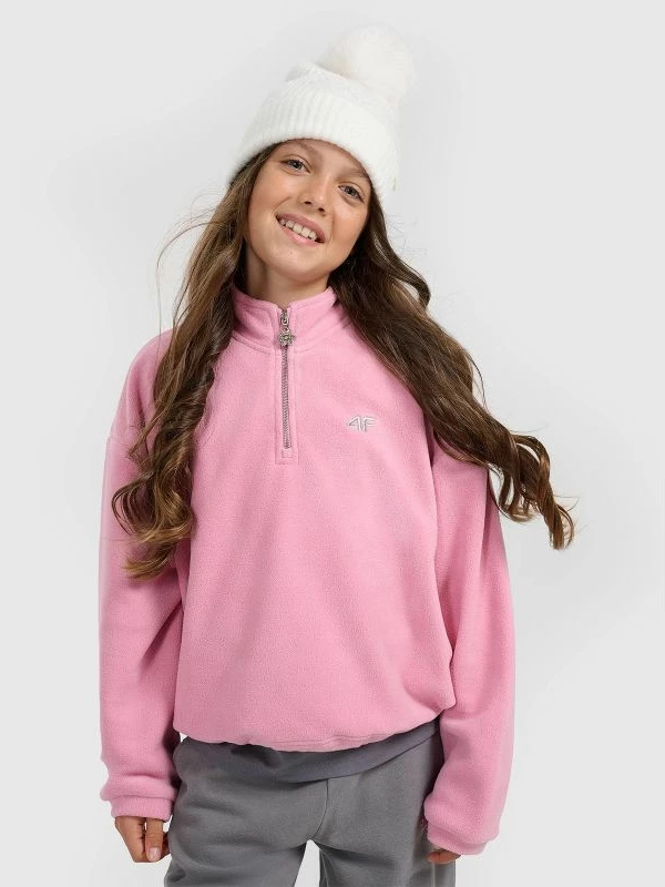 Fleece oversize për vajza 4f