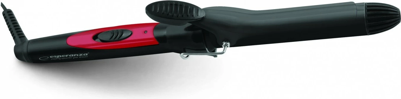 Hekur për kaçurrela Esperanza PENELOPE EBL006, 32mm, Qeramik, Zi/Rozë