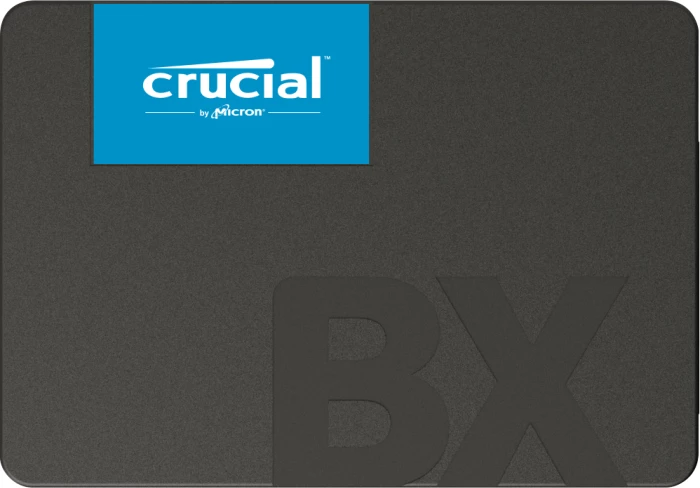 SSD disk Crucial BX500 CT500BX500SSD1 500GB 2.5\" SATA3 3D NAND, e zezë