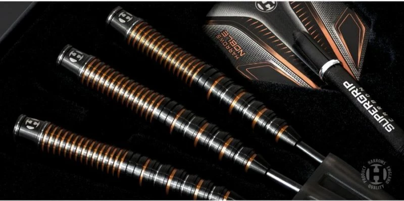 Shigjeta darts Harrows, unisex, të zeza [Pesha: 25 g]