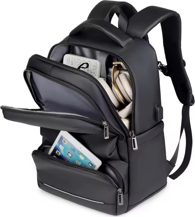 Çantë shpine, 42x30x16 cm, e zezë