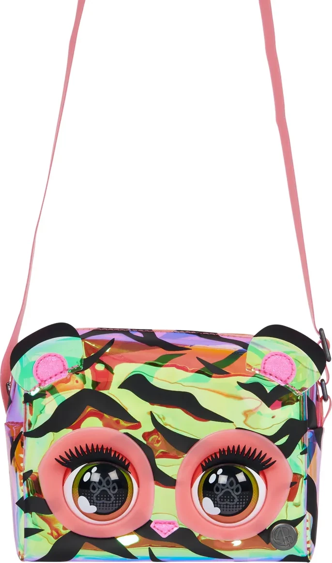 Purse Pets Holographic Purrisma Interactive Crossbody Bag