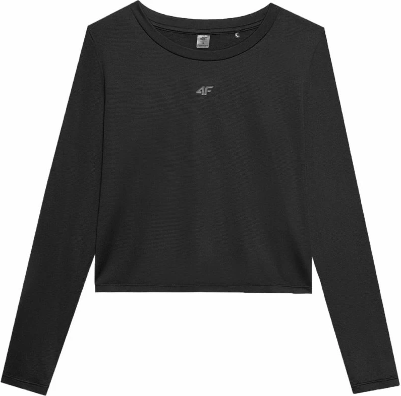 Maicë me mëngë të gjata për femra 4F, e zezë