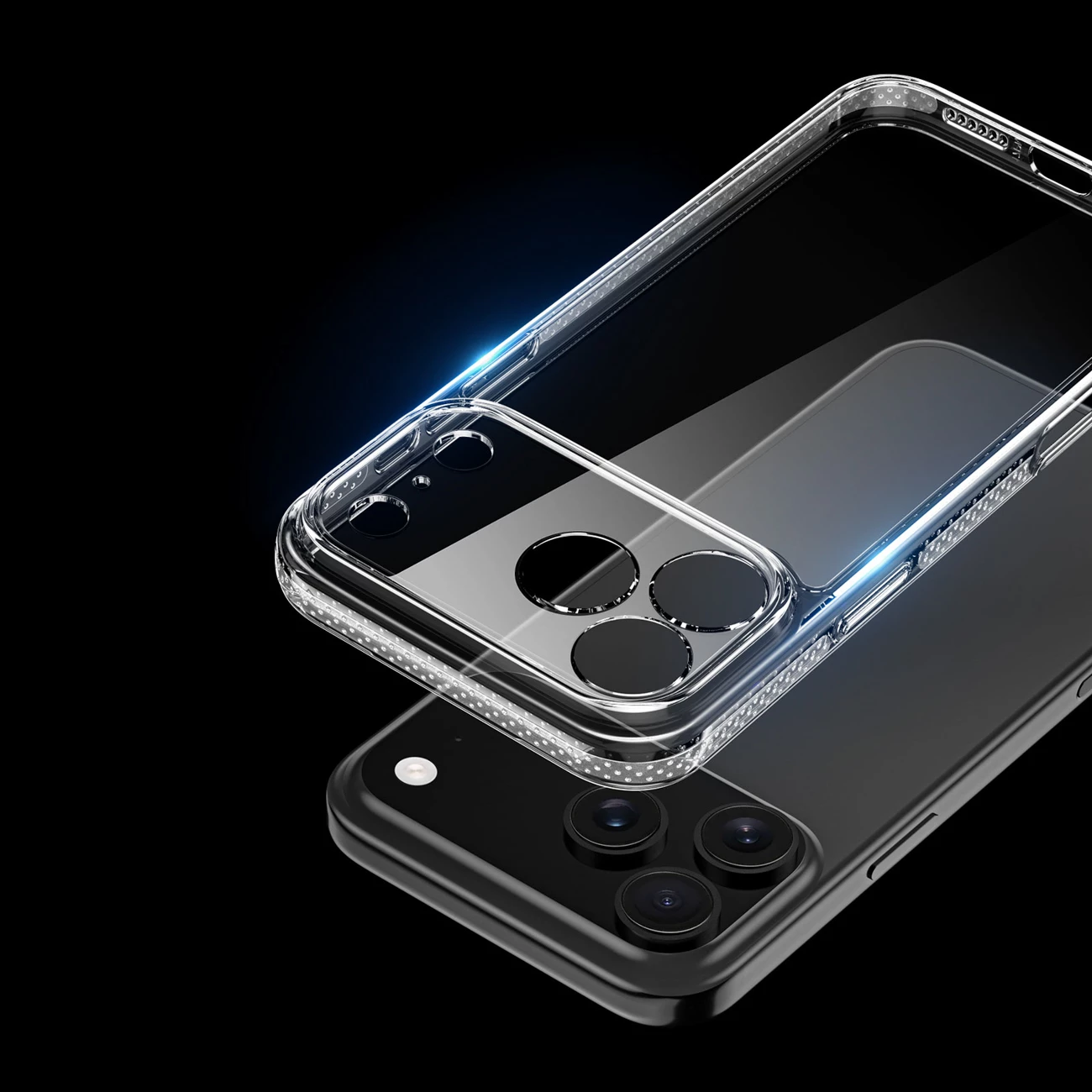 Mbështjellës Dux Ducis Clin për iPhone 17 Pro Max, transparent