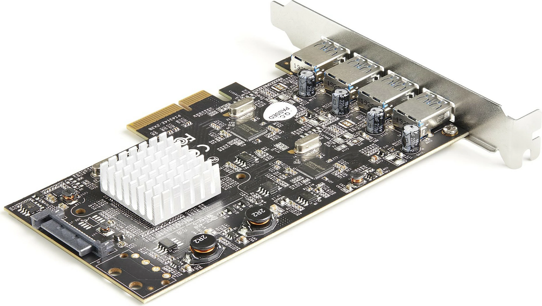 Kartelë PCIe USB StarTech PEXUSB314A2V2, 4x USB-A 10Gbps, PCIe 3.0, e zezë