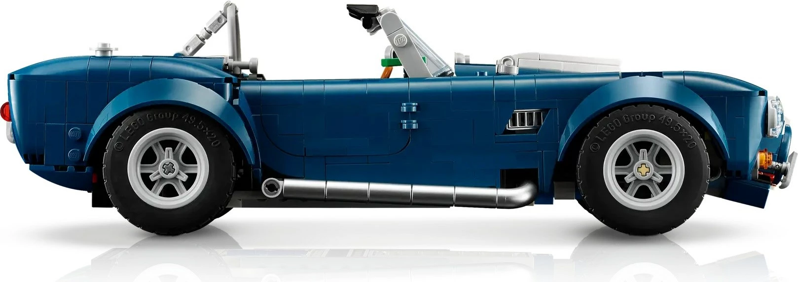 Set LEGO ICONS Shelby Cobra 427 S/C, 10357, për të rritur, Blu