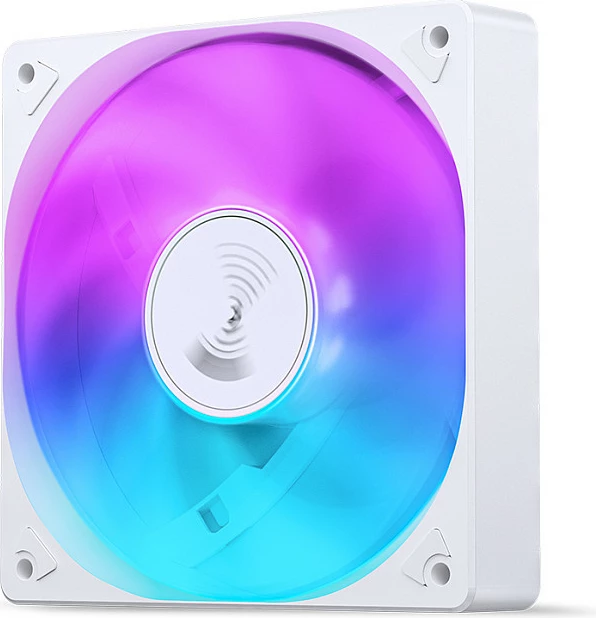 Ventilator për kasë Jonsbo SL-120C, 120mm, 3-Pin, RGB, i bardhë