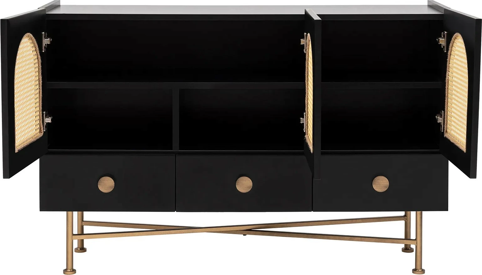 Konsolë Hanah Home, Cliff 63, e zezë