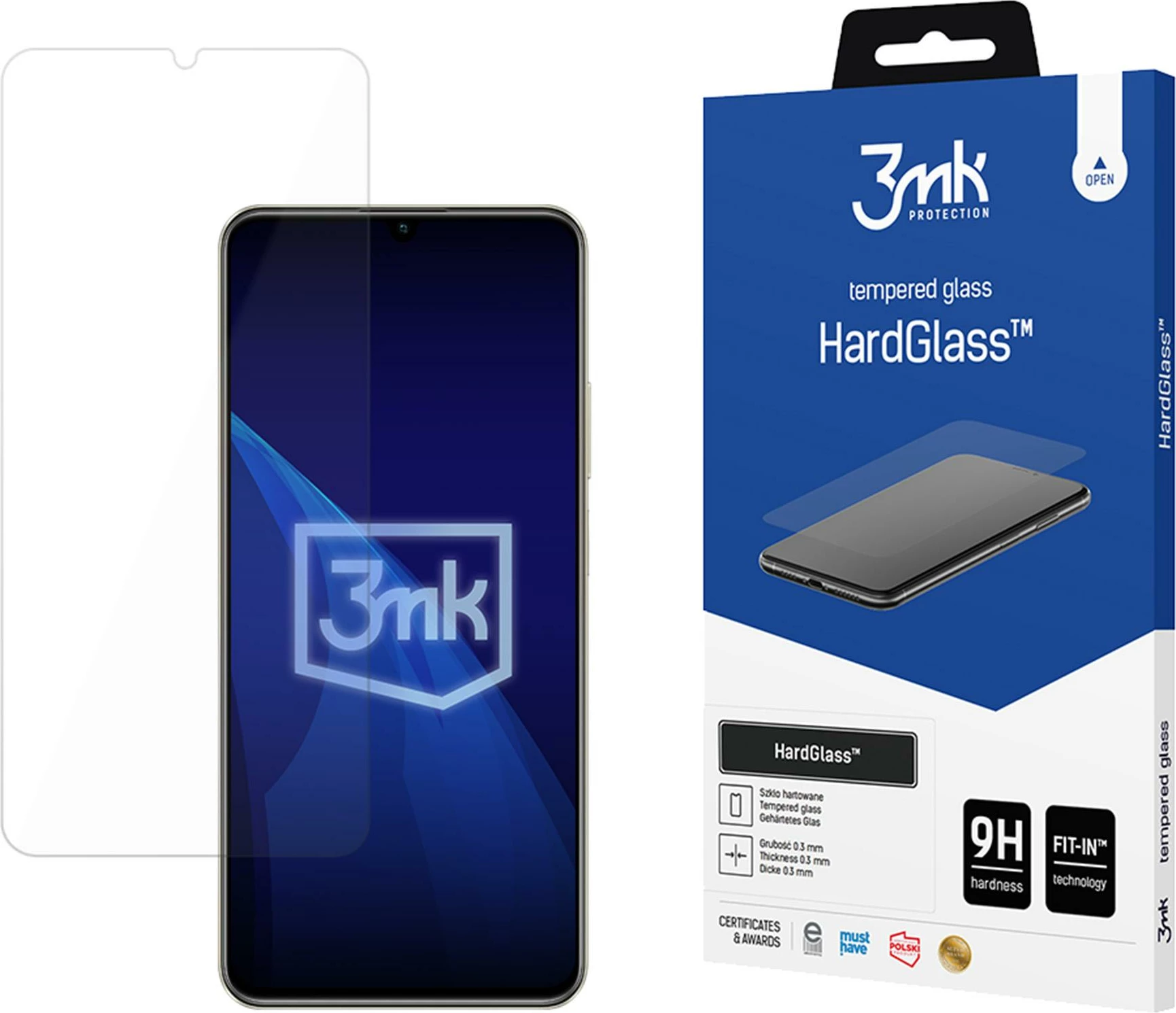 Xham i temperuar 3mk HardGlass për Realme C61