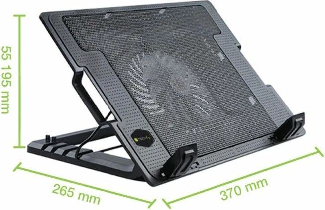 Pad ftohës për laptop TECHly, i zi