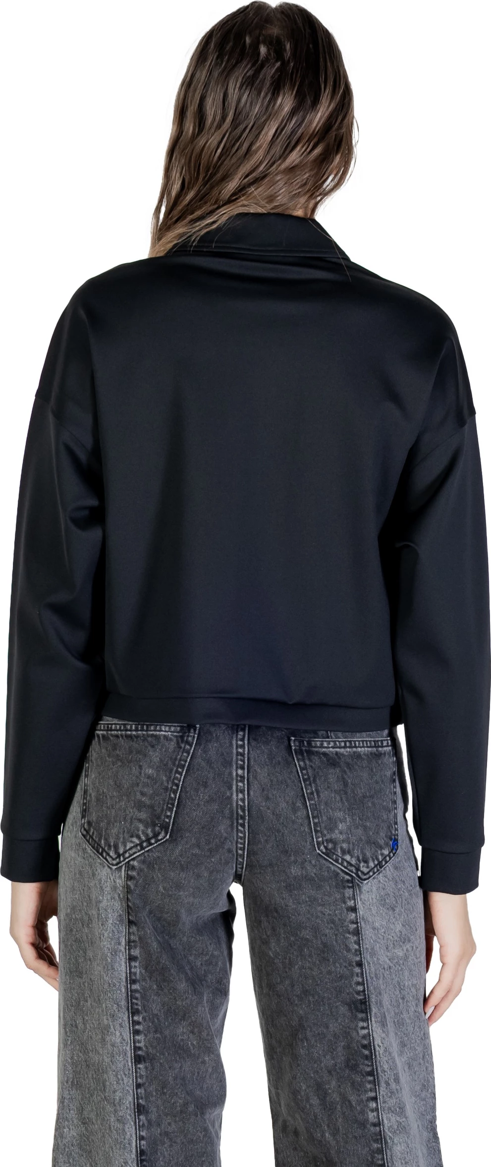 Jakne sportive për femra Guess Active Carla Crop Zip V5YL08 KCX42, të zeza [Madhësia: XS]