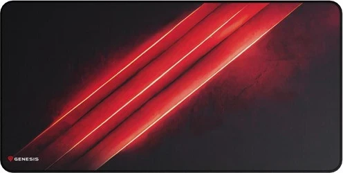 Mauspad Genesis Carbon 500 Maxi Flash G2, i zi / i kuq