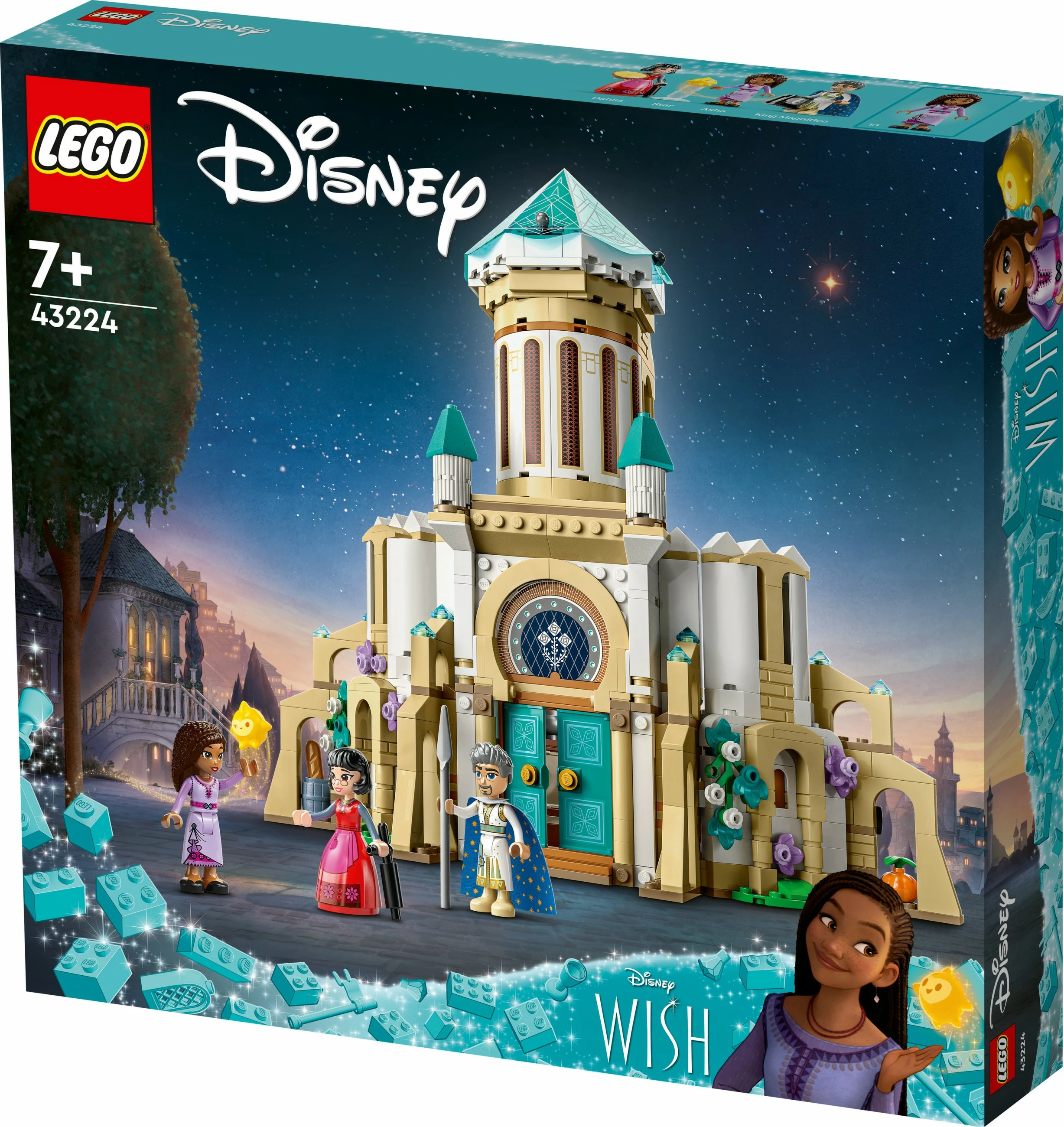 Set ndërtimi LEGO Disney King Magnifico's Castle 43224, 613 pjesë, shumëngjyrësh