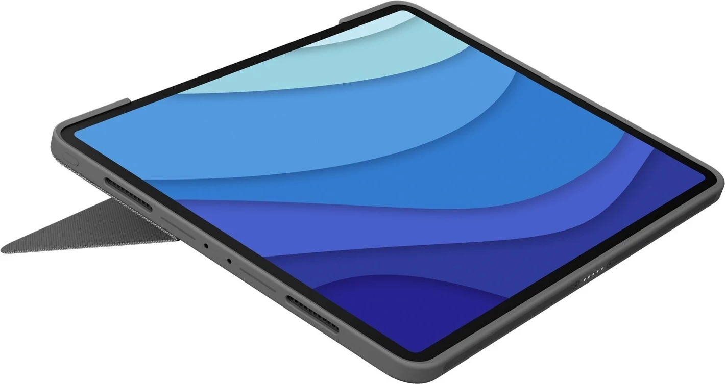 Mbështjellës për iPad Pro 12.9 Logitech Combo Touch, me tastierë dhe ngjyrë grafit