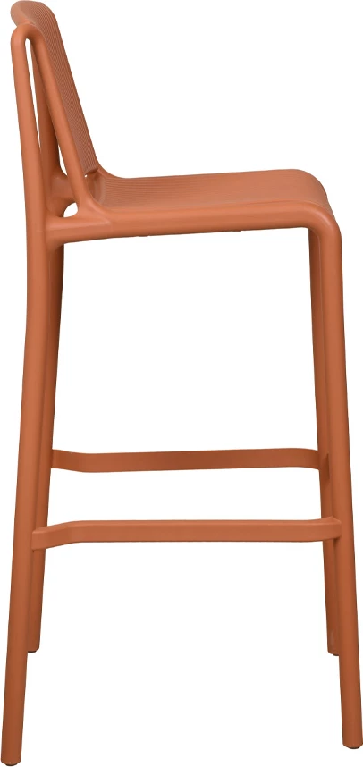 Karrige për bar Polly, terrakota, 42x50x100.5