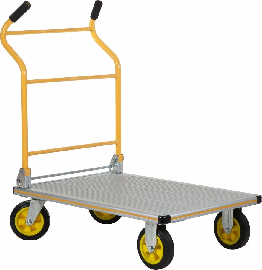 Karrocë platformë alumini Stanley SXWTI-PC512, e palosshme, 350 kg, platformë 90x61 cm, e verdhë