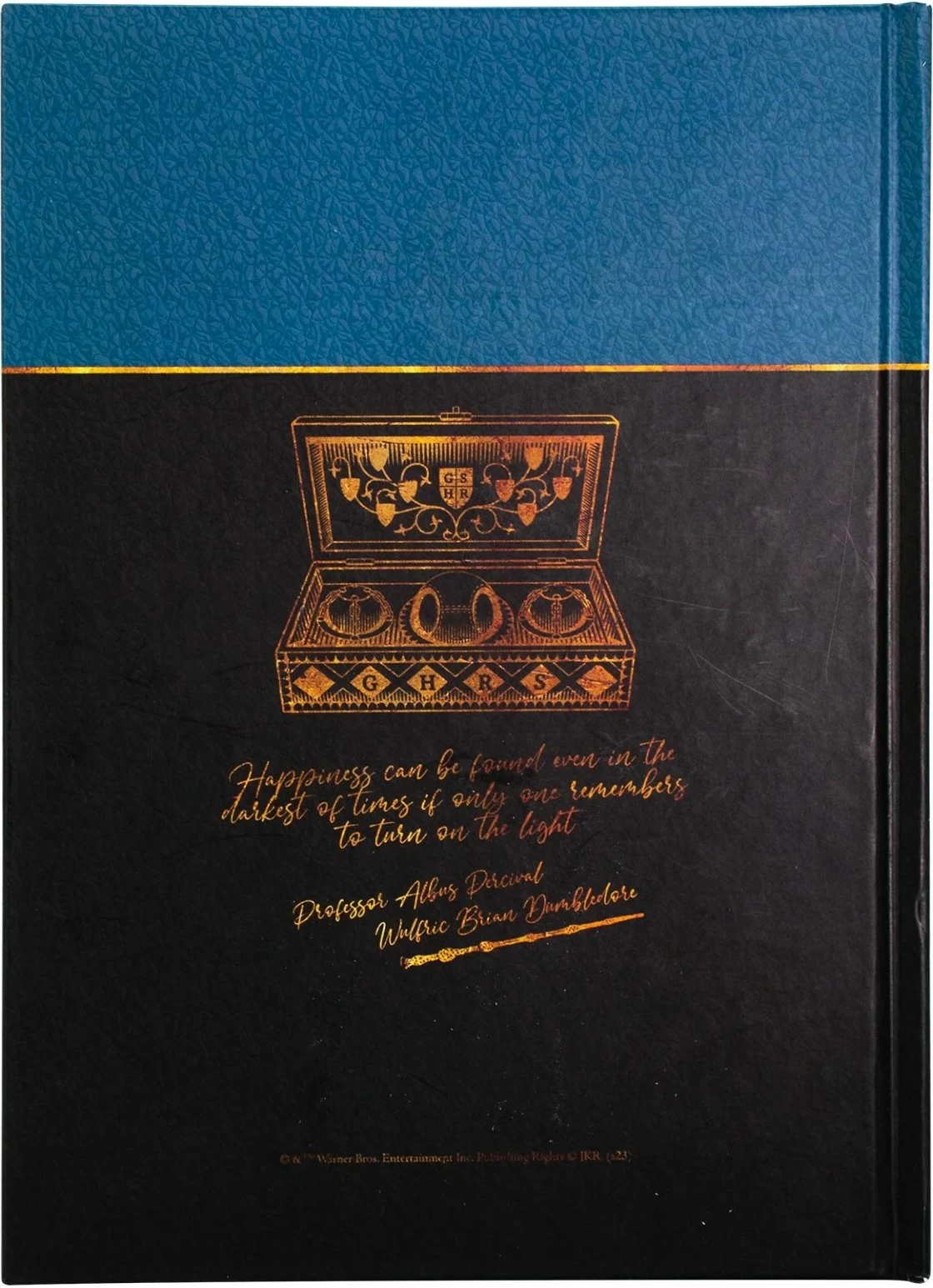 Fletore premium BLUE SKY Harry Potter A5 120 faqe me vija, kopertinë e fortë, e kaltër e errët/zezë