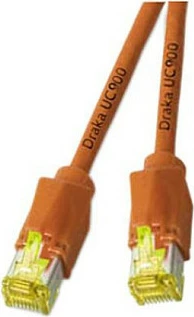 Kabllo rrjeti EFB Elektronik RJ45 Cat6a S/FTP LSZH, 5m, portokalli