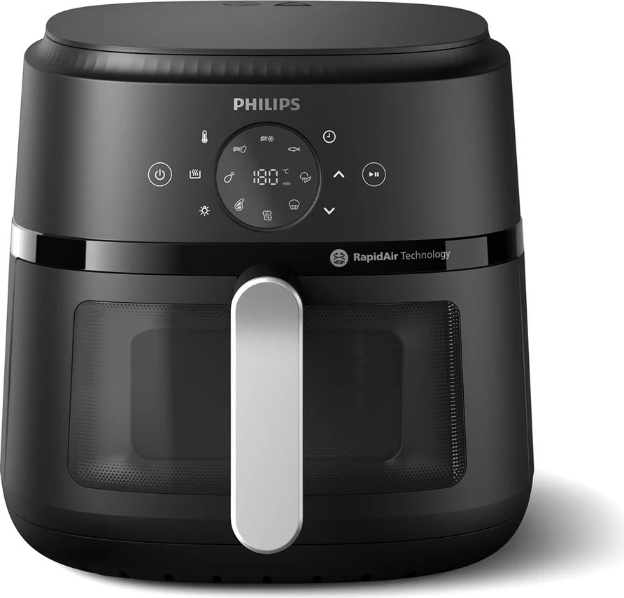 Airfryer Philips 2000 series NA231/00, 6.2 L, Argjendtë