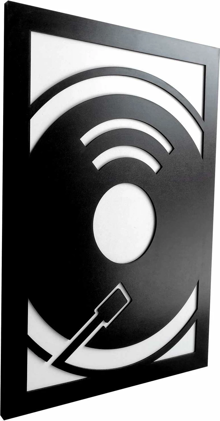 Pikturë dekorative me kornizë, MDF, Turntable, Wallity