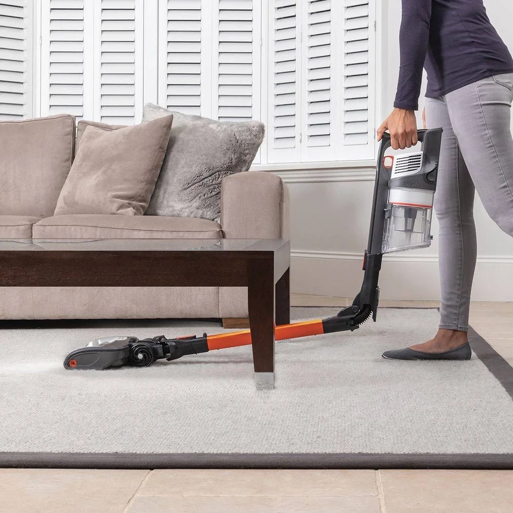 Fshesë me korent pa kabllo, Shark IZ201EU DuoClean & Anti Hair Wrap, Flexology, 0.7L, 40 min, portokalli