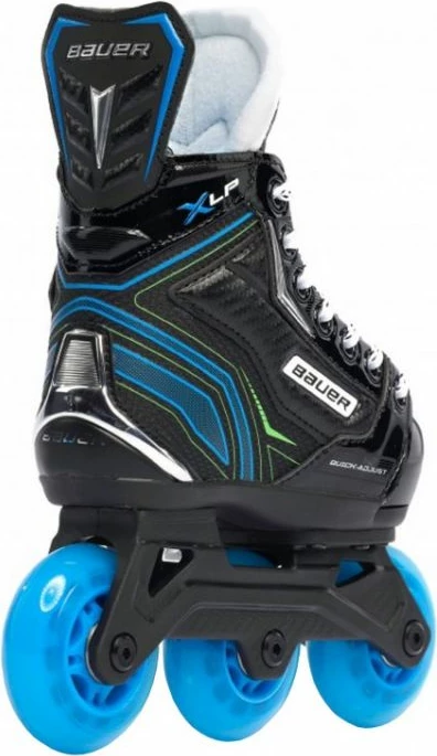 Atlete rregullueshme për fëmijë Bauer, të zezë me blu