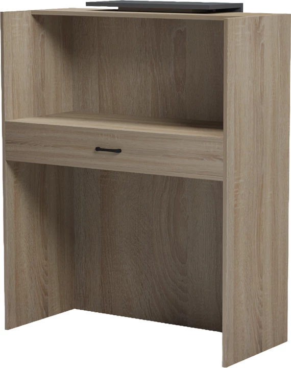 Banak pritjeje Zowel me LED, ngjyrë sonoma-antracit, 90x40x110cm