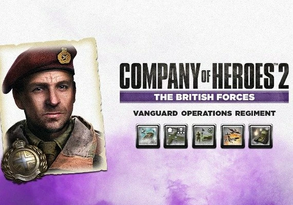Company of Heroes 2: British Commander - Vanguard Operations Regiment DLC EN/DE/FR/IT/PL/CS/RU/ES Global