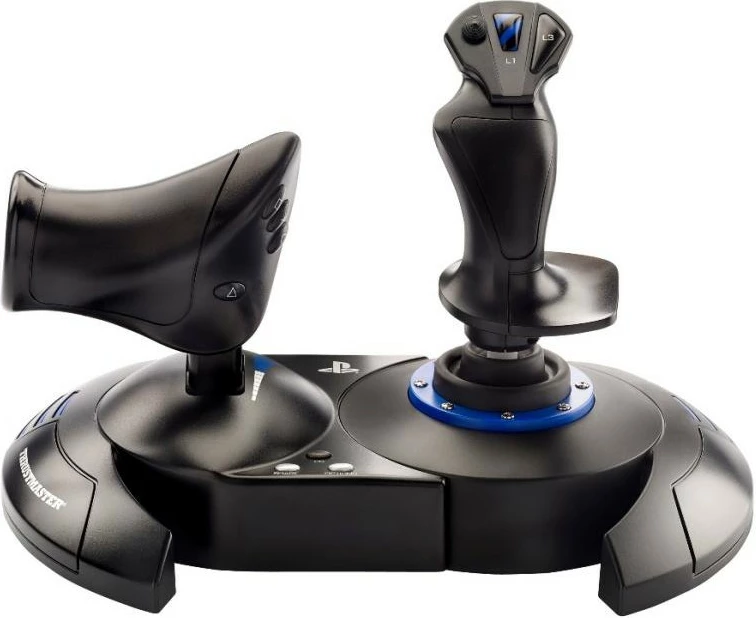 Joystick Thrustmaster T.Flight Hotas 4, PC, PlayStation 4, USB 2.0, i zi, blu
