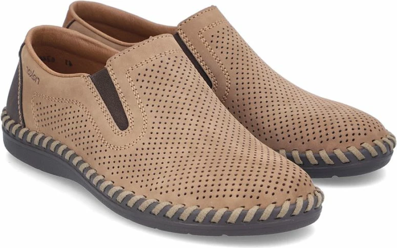 Këpucë për meshkuj Rieker B2460-25, bezhë