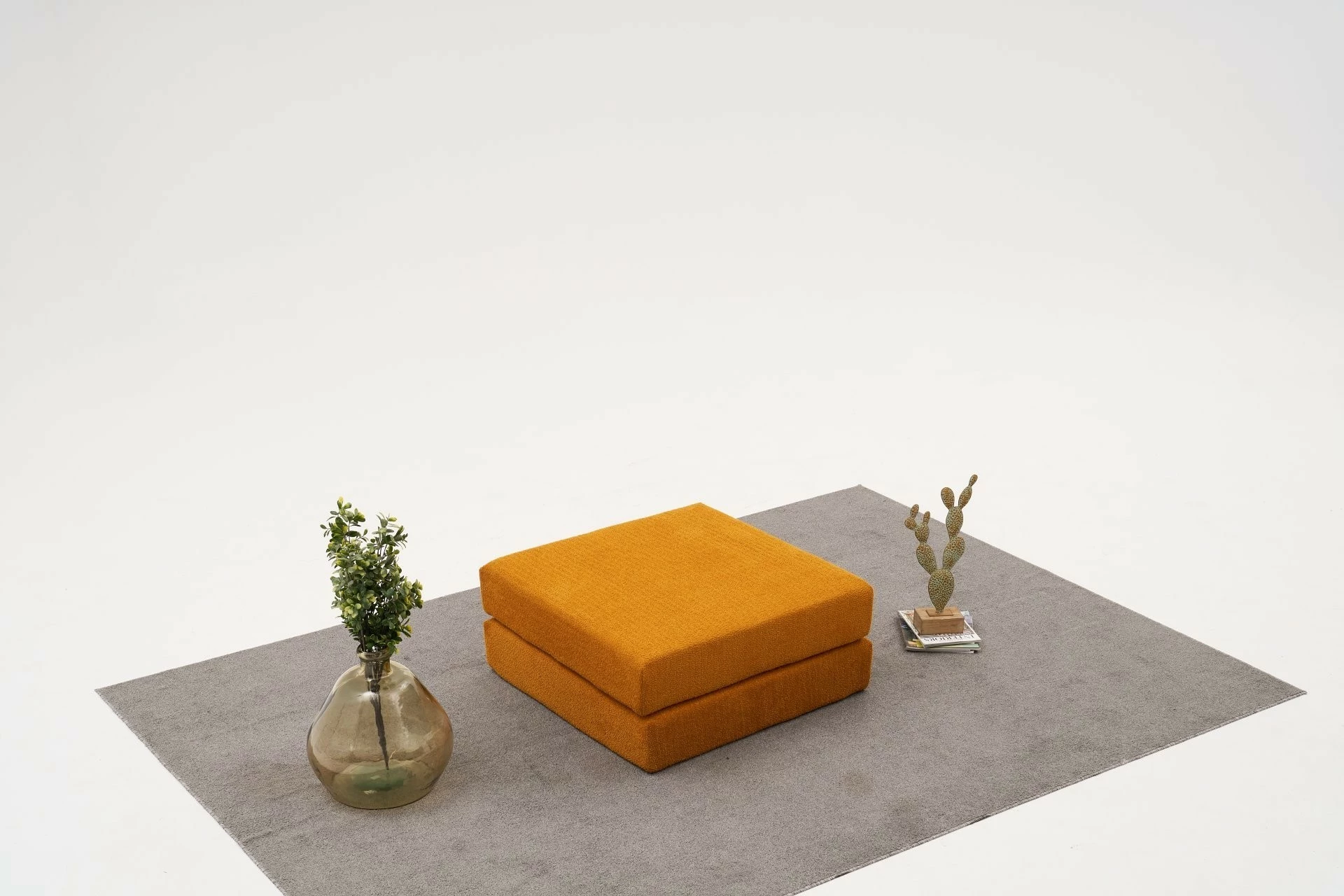 Puf Atelier del Sofa, ngjyrë portokalli, Comfort